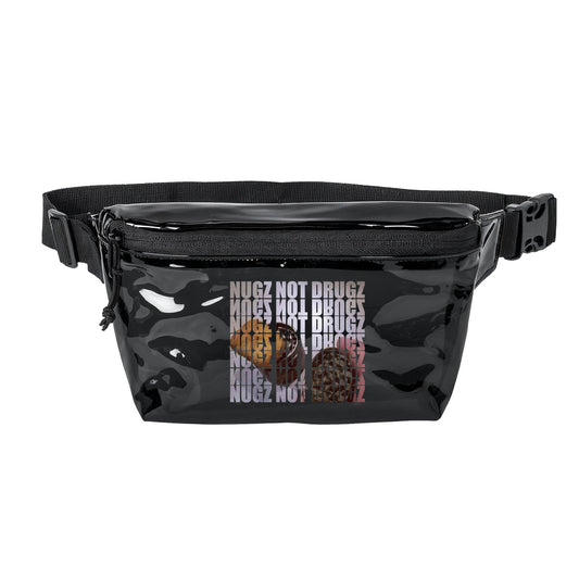 Transparent Fanny Pack — Nugz Not Drugz Clear Festival Waist Bag