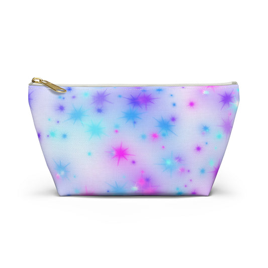 Starry Pastel Accessory Pouch — Makeup & Travel Zipper Bag