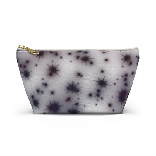 Starry Night Accessory Pouch — Cosmetic Bag with Abstract Sparkle Print