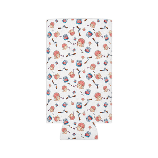 Can Cooler — lobotomy Pattern Neoprene Drink Koozie