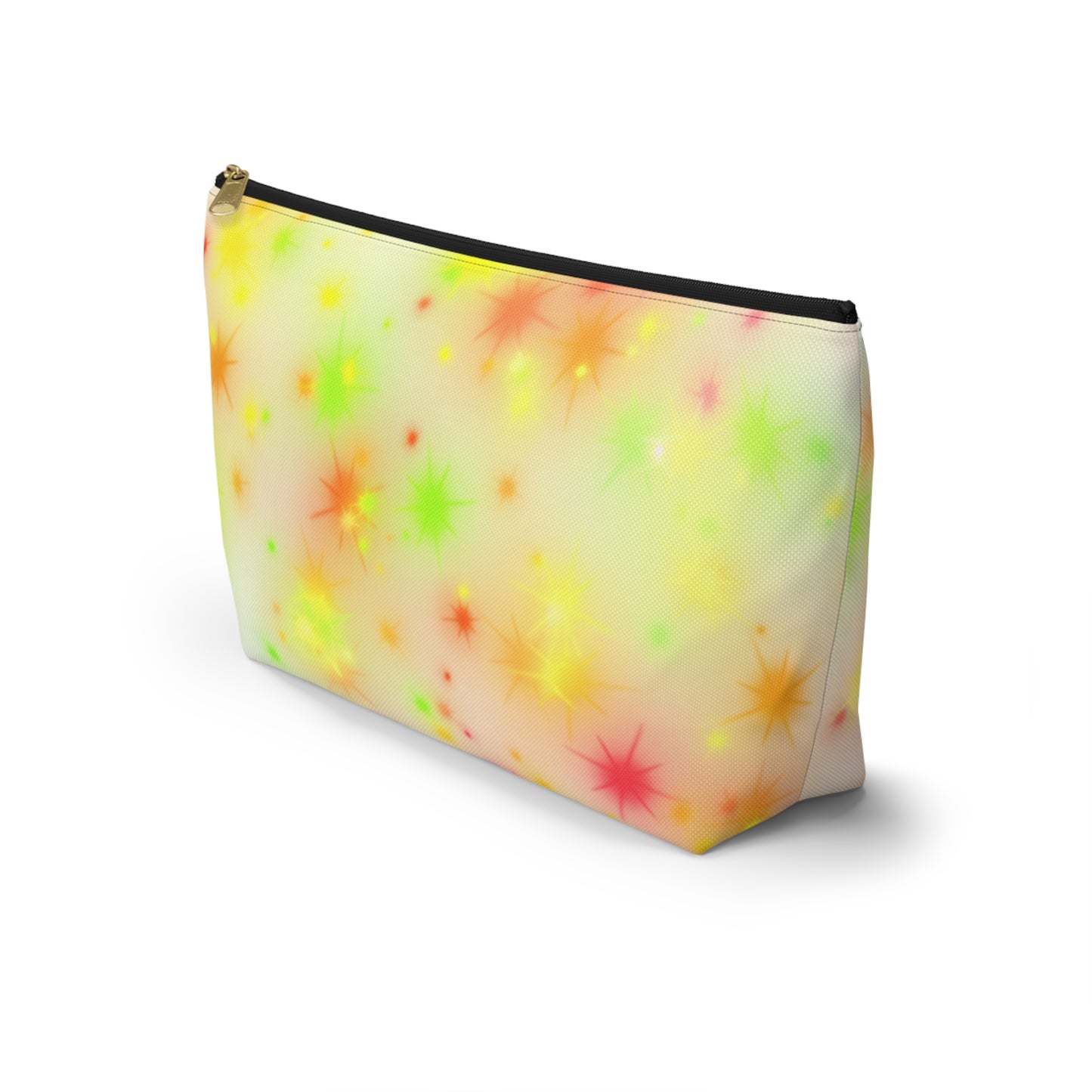 Starburst Cosmetic Pouch — Neon Sparkle Accessory Bag