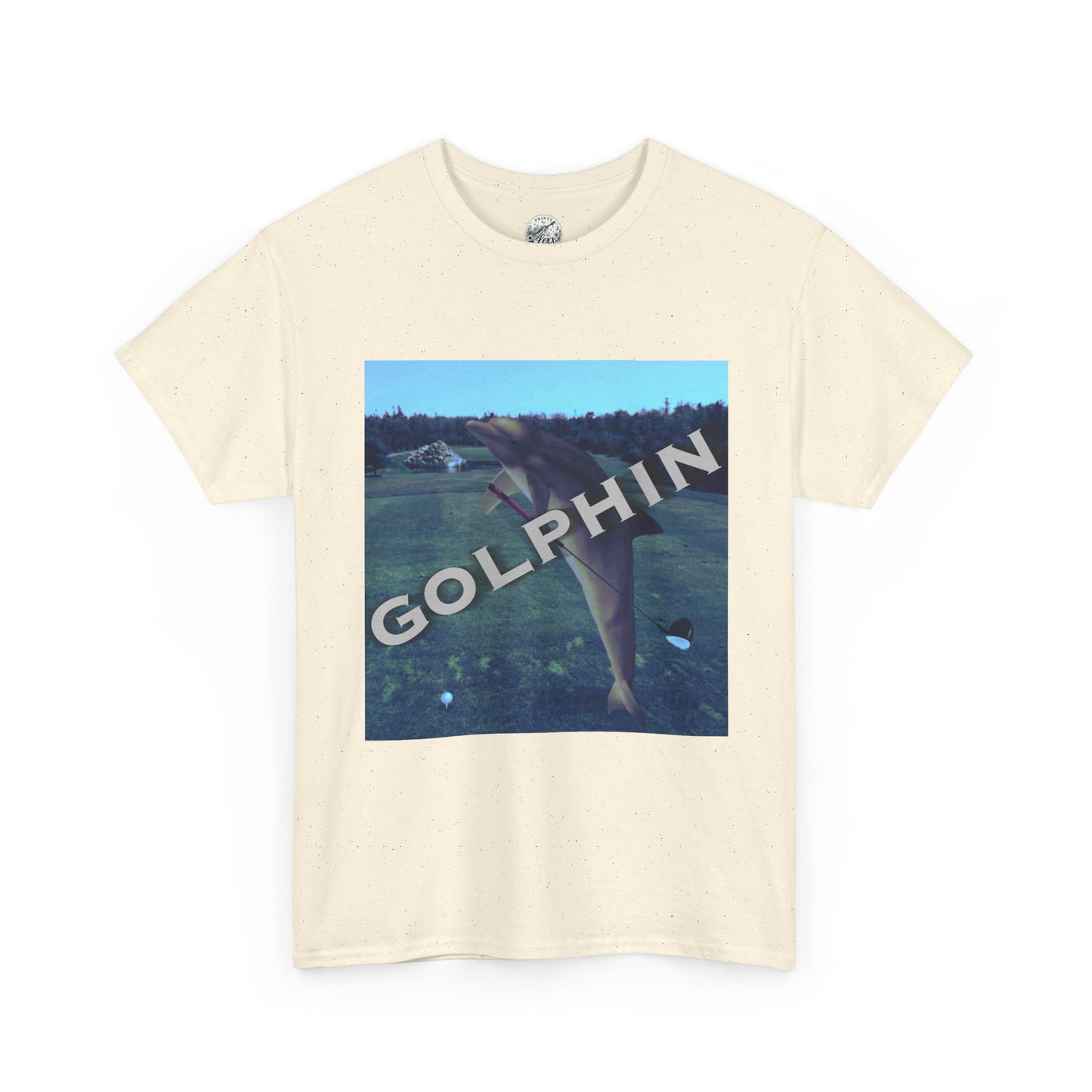 Golphin Golf Tee Shirt - Vintage Dolphin Golf Graphic Tee