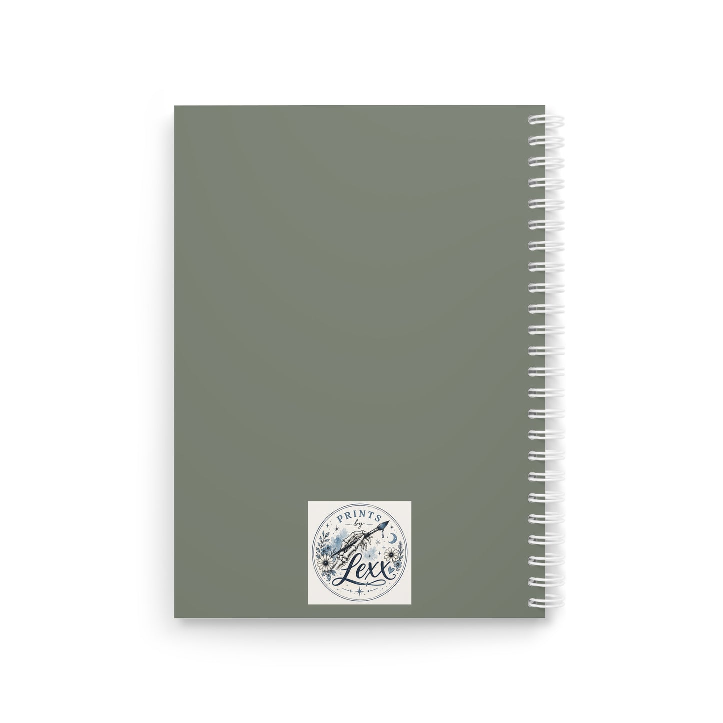 Skeleton & Monarch Butterflies Spiral Notebook — Gothic Nature Journal