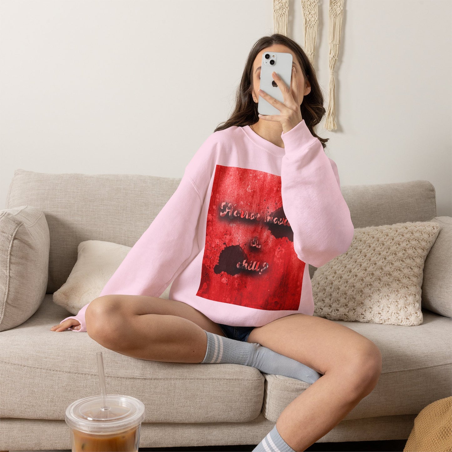 Horror movies & chill Unisex Heavy Blend™ Crewneck Sweatshirt