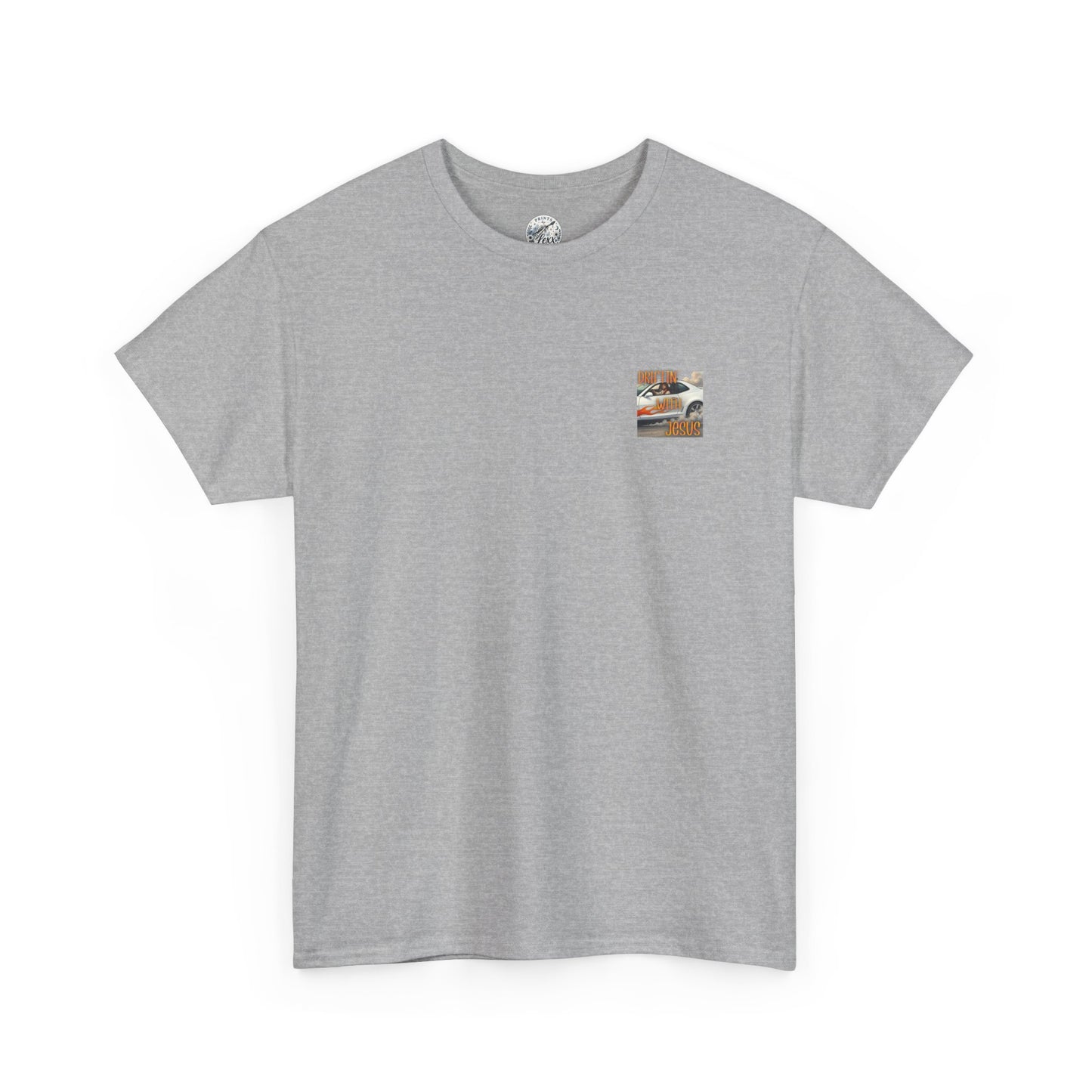 Driftin' With Jesus T-Shirt — Vintage Car Faith Graphic Tee