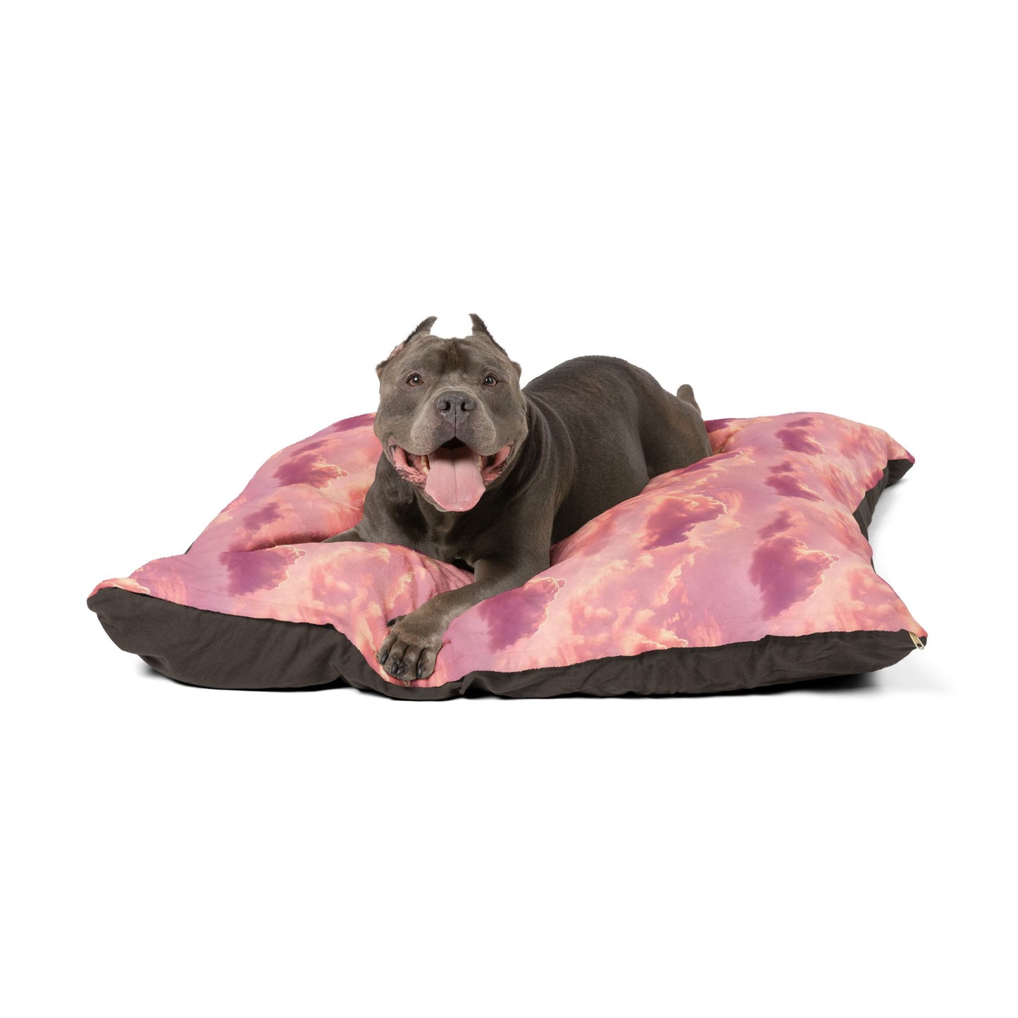 Dreamy Pink Cloud Pet Bed — Soft Plush Dog & Cat Cushion