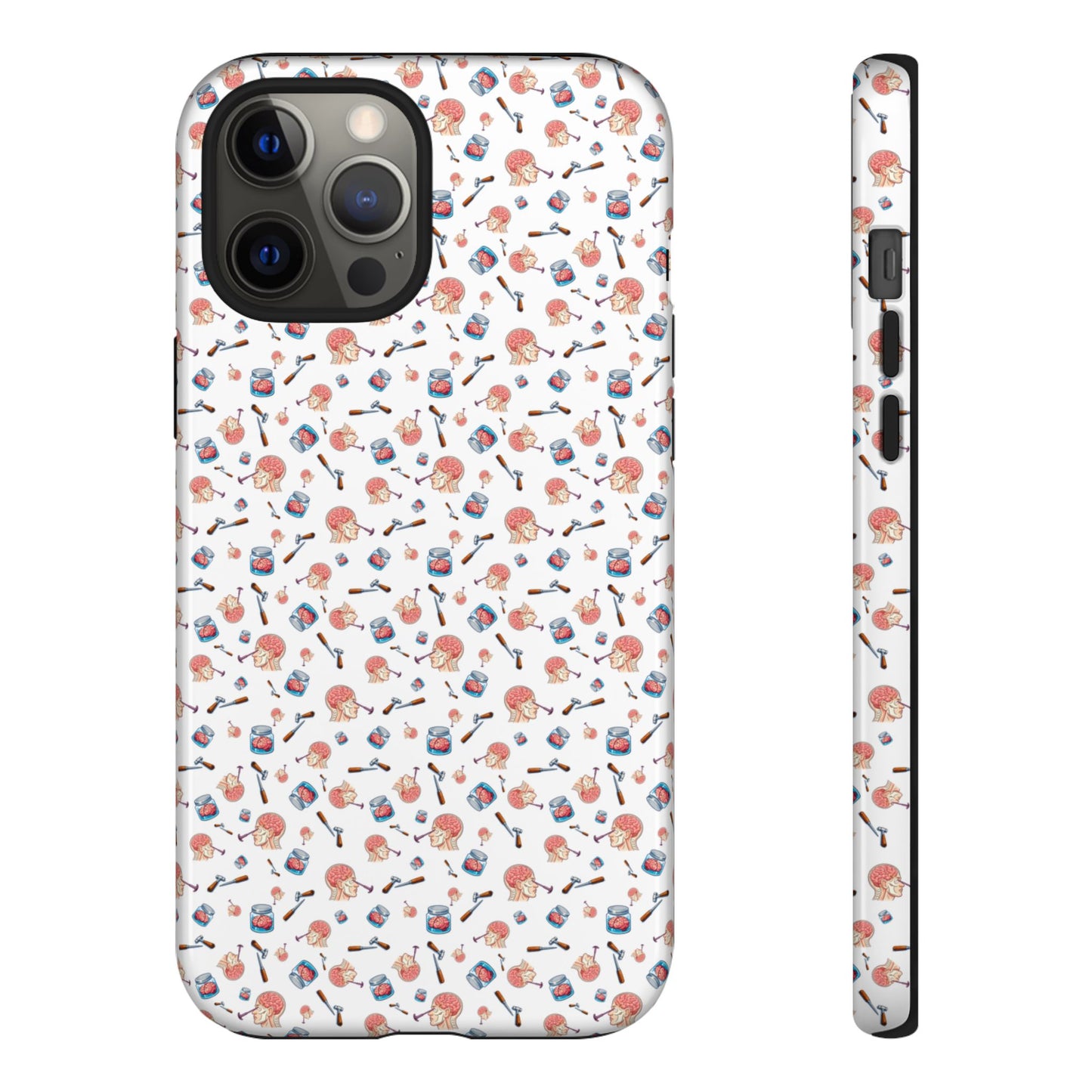 Lobotomy design Tough Phone Case – Durable Protective Cover with lobotomy Pattern