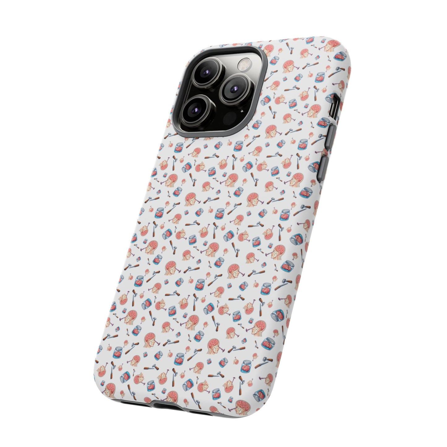 Lobotomy design Tough Phone Case – Durable Protective Cover with lobotomy Pattern