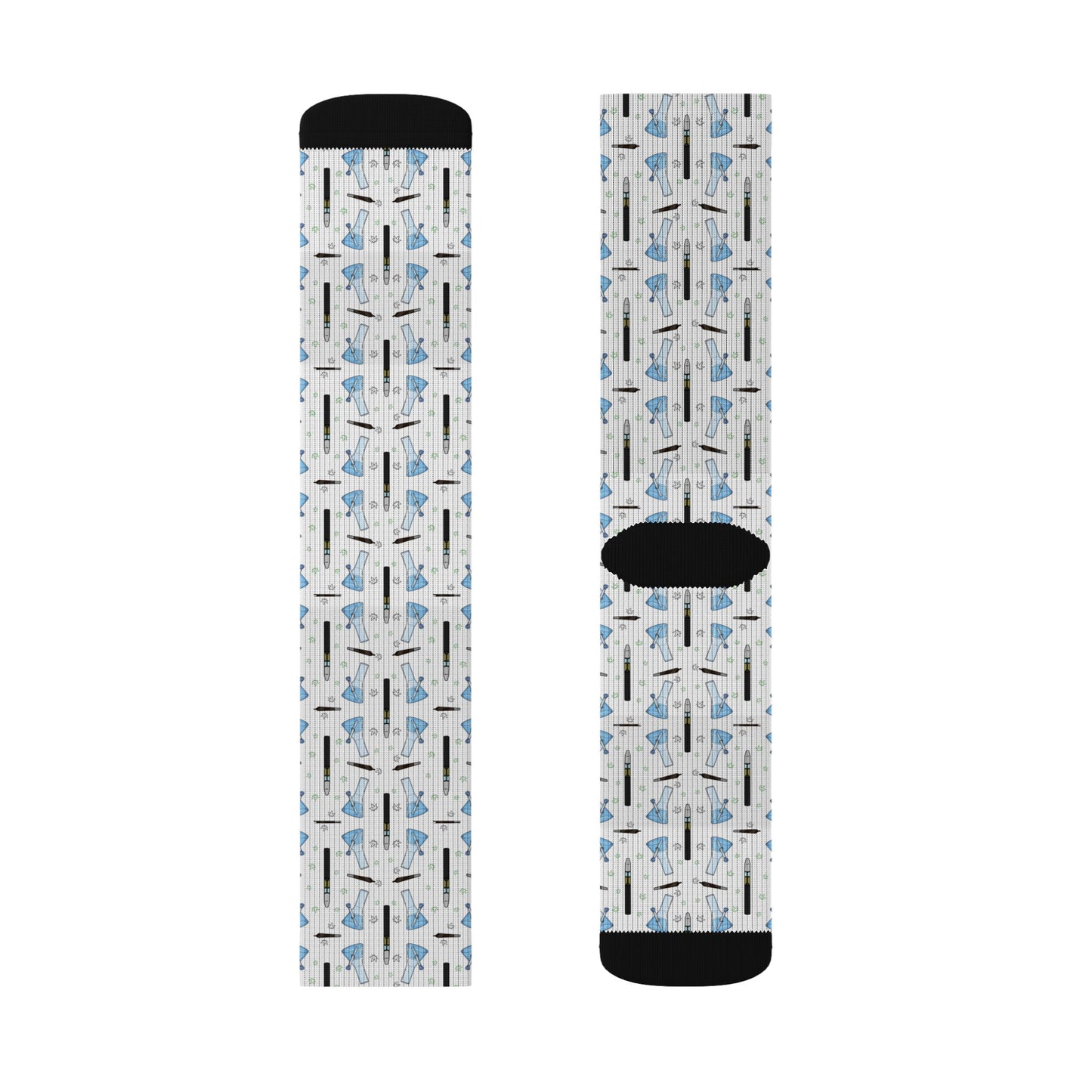 Bong & Penjamin Sublimation Socks — bong & PenjaminCrew Novelty Crew Socks