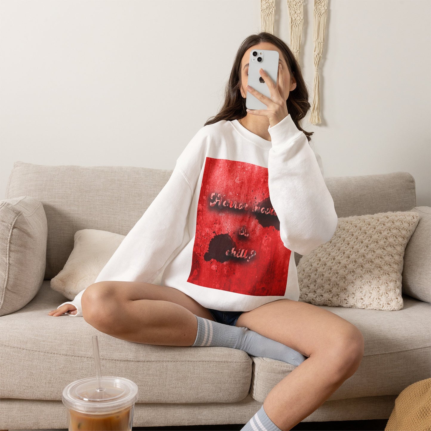 Horror movies & chill Unisex Heavy Blend™ Crewneck Sweatshirt