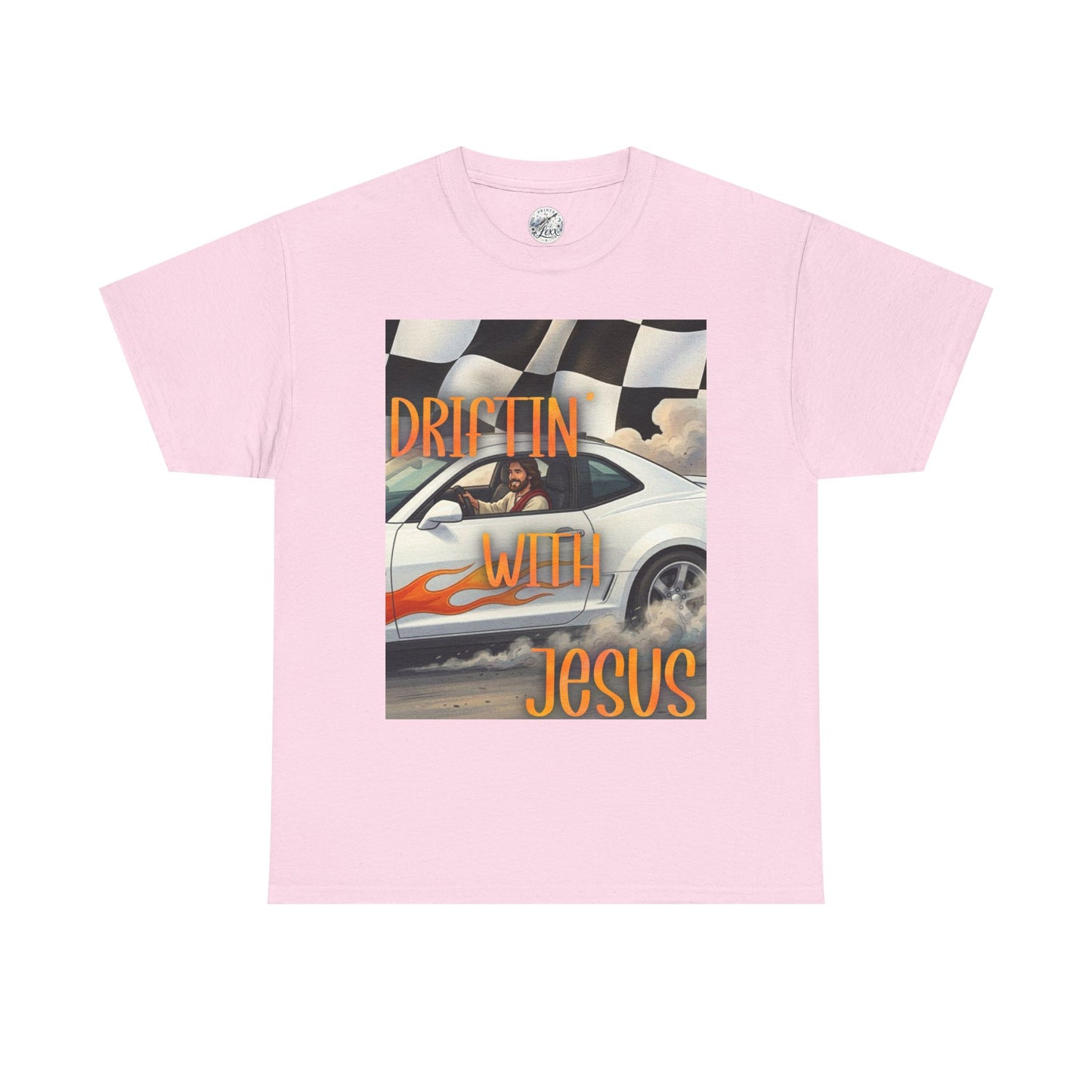 Driftin' with Jesus T-Shirt — Christian Racing Graphic Tee