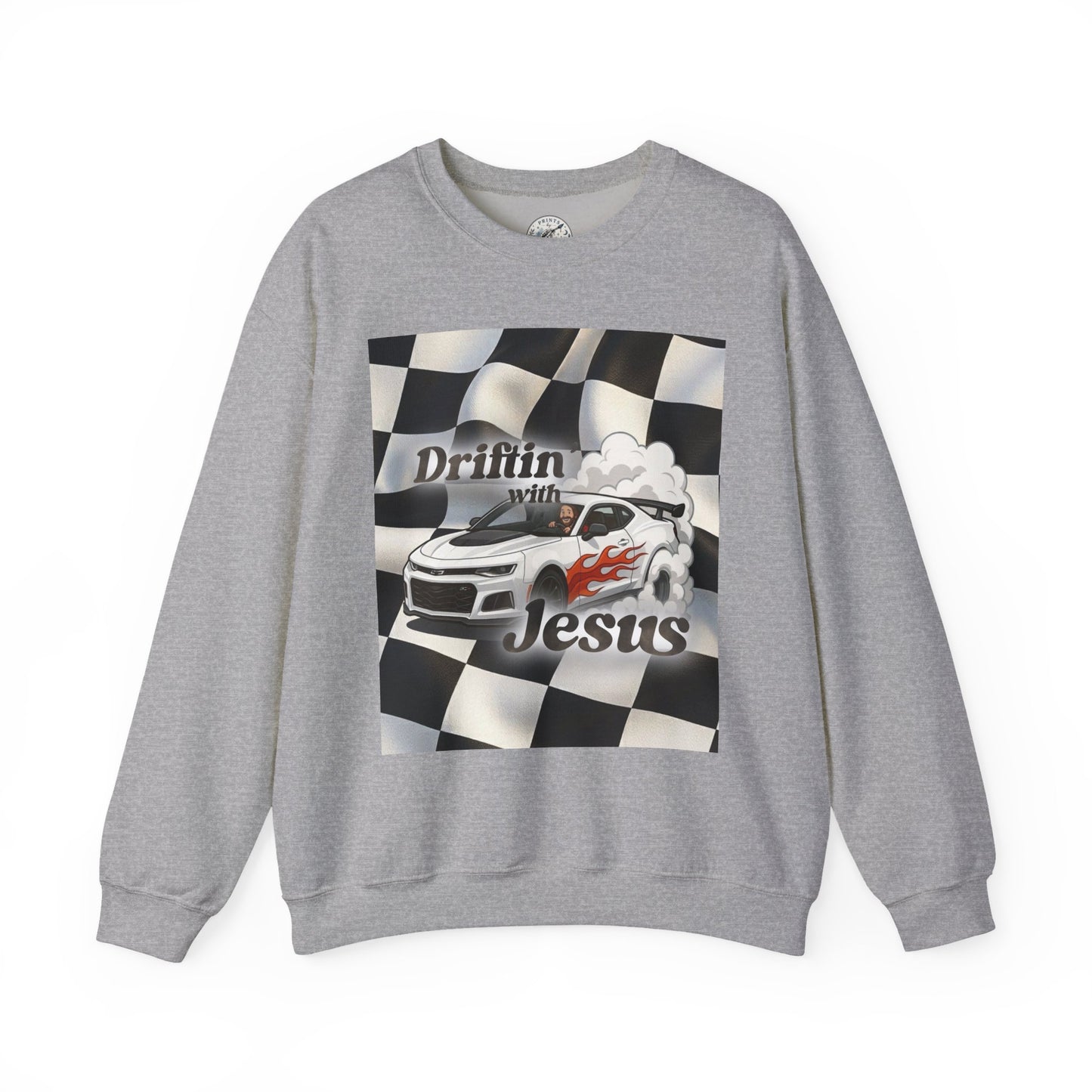 Drifting with Jesus Unisex Heavy Blend™ Crewneck Sweatshirt
