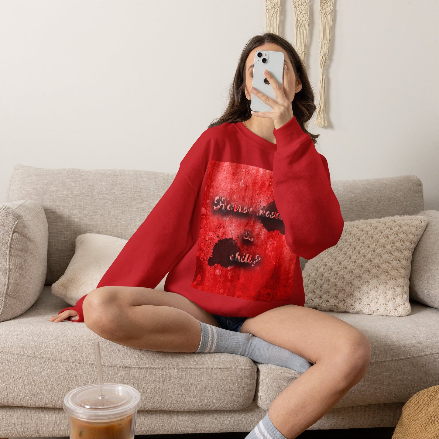 Horror movies & chill Unisex Heavy Blend™ Crewneck Sweatshirt