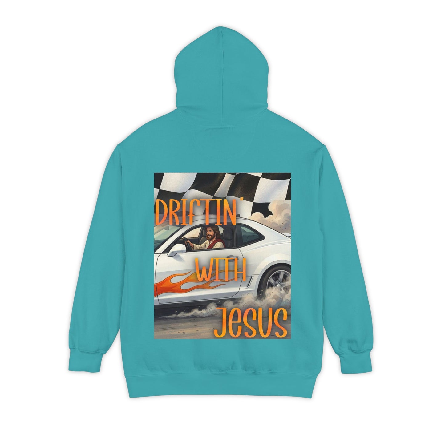 Drifting with jesus Hoodie — racing Graphic