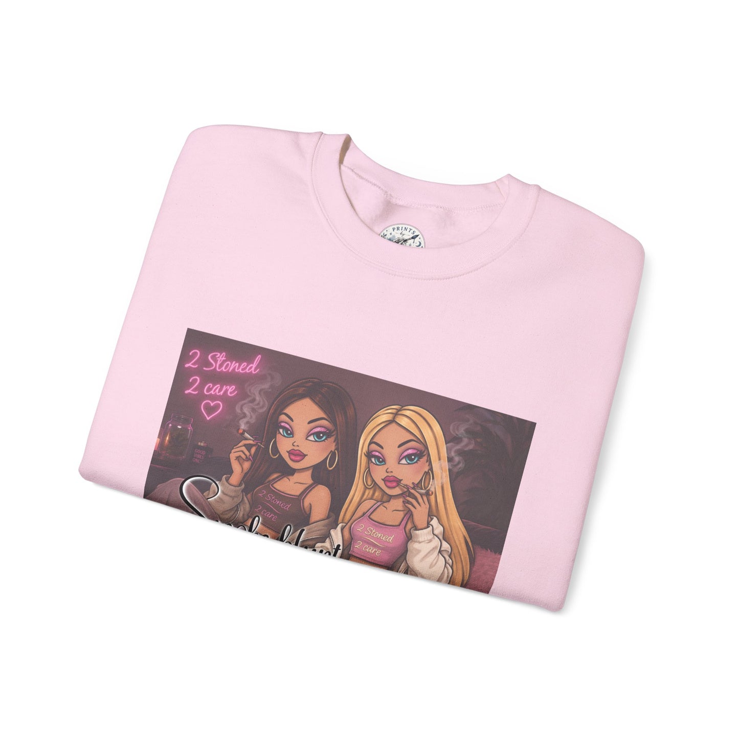 Smoke blunt serve cunt Unisex Heavy Blend™ Crewneck Sweatshirt