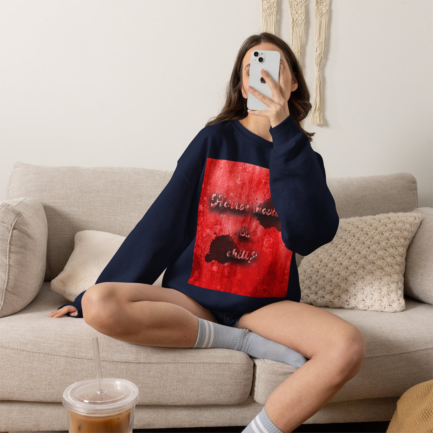 Horror movies & chill Unisex Heavy Blend™ Crewneck Sweatshirt