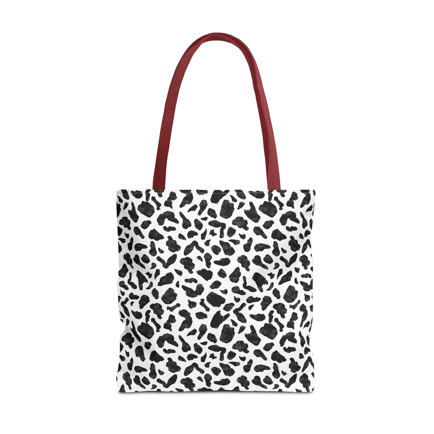 Cow Print Tote Bag – Black & White AOP Canvas Tote