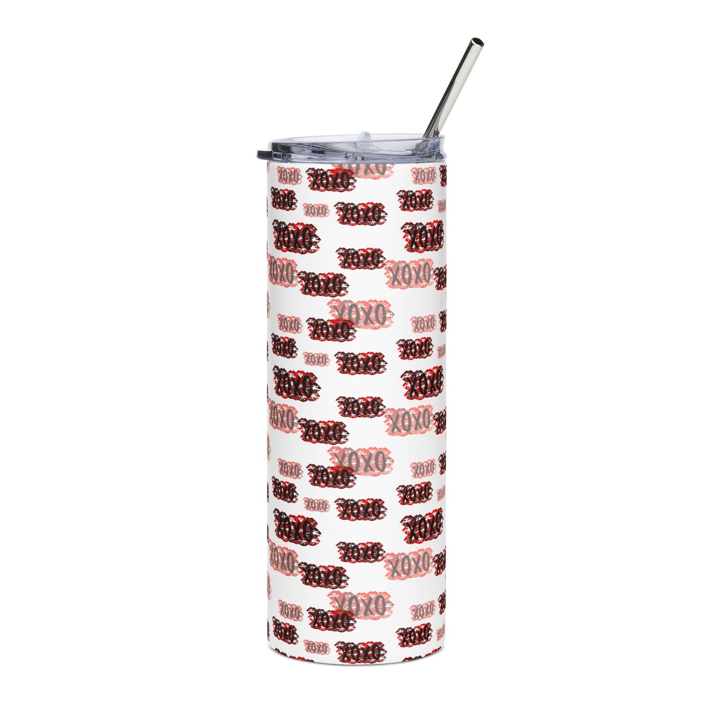20oz Stainless Tumbler — xoxo Pattern