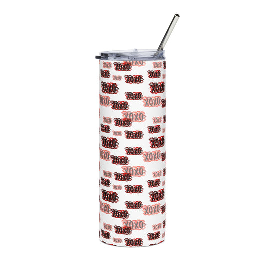 20oz Stainless Tumbler — xoxo Pattern