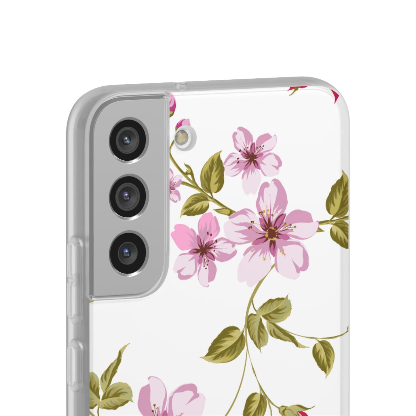 Floral Pink Blossom Phone Case — Slim Flexi Protective Case