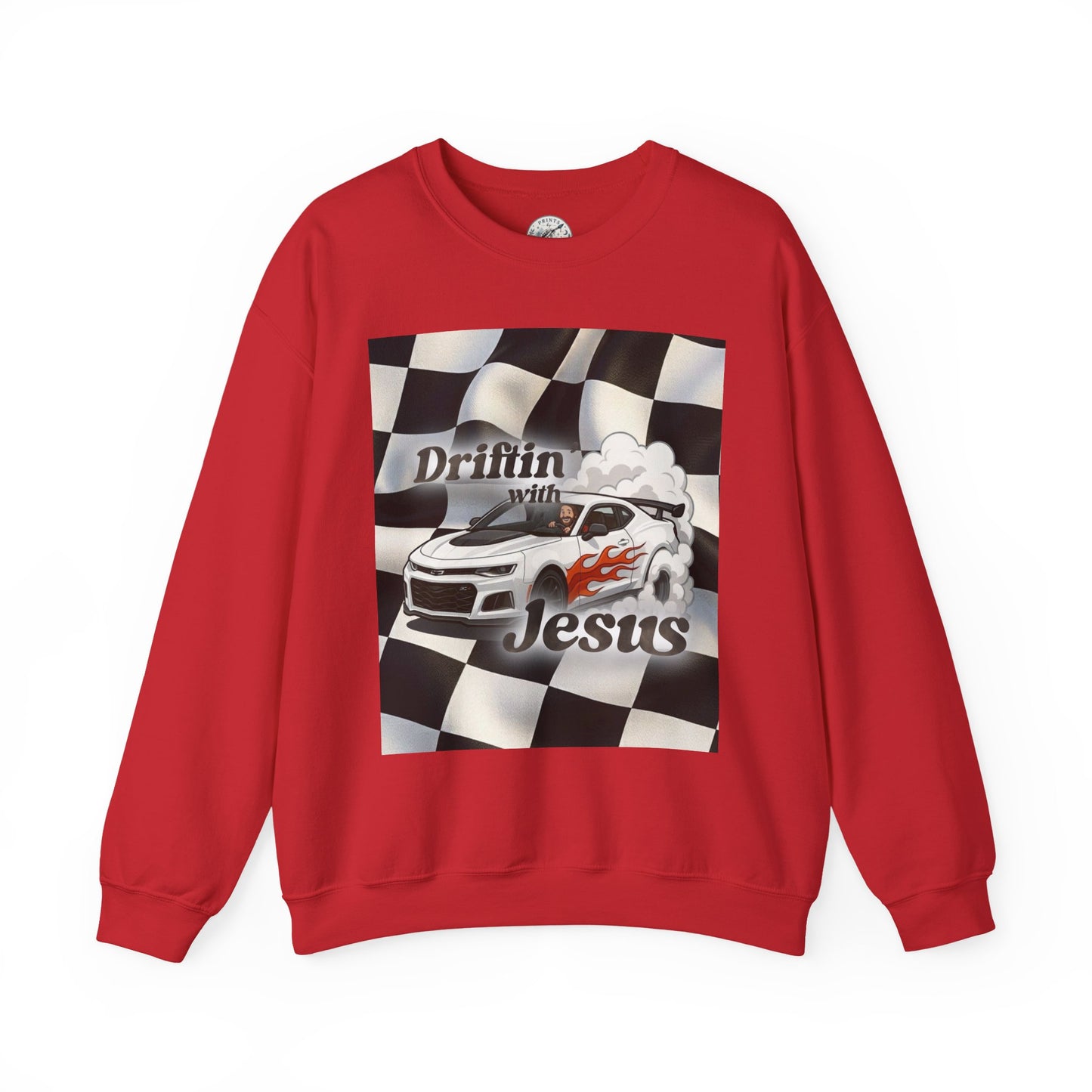 Drifting with Jesus Unisex Heavy Blend™ Crewneck Sweatshirt