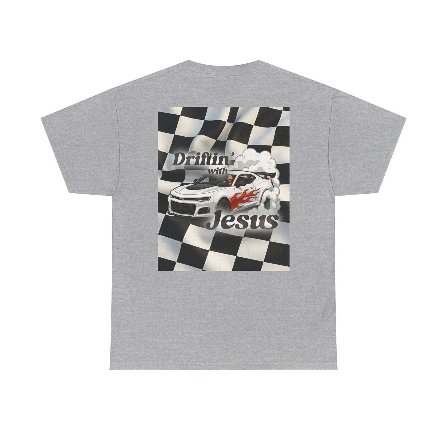 Driftin' With Jesus T-Shirt — Christian Car Racing Tee