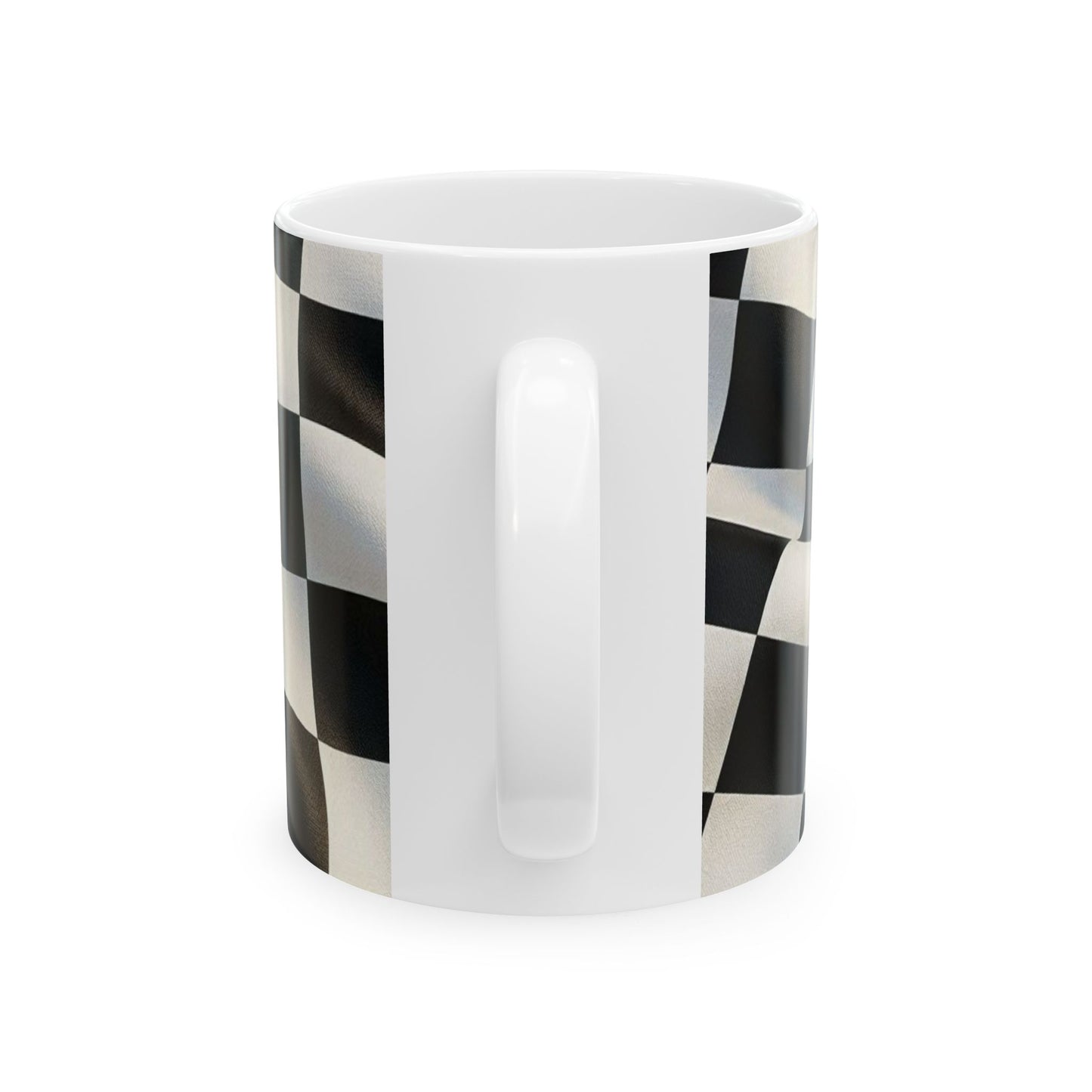 Driftin' With Jesus Ceramic Mug — Christian Racing Coffee Cup (11oz, 15oz)