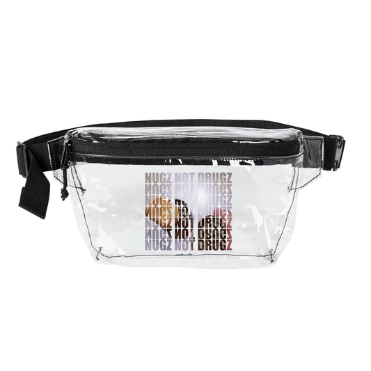 Transparent Fanny Pack — Nugz Not Drugz Clear Festival Waist Bag
