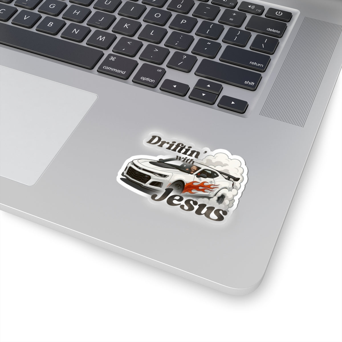 Driftin' with Jesus Sticker — Car Drift Racing Faith Vinyl Sticker