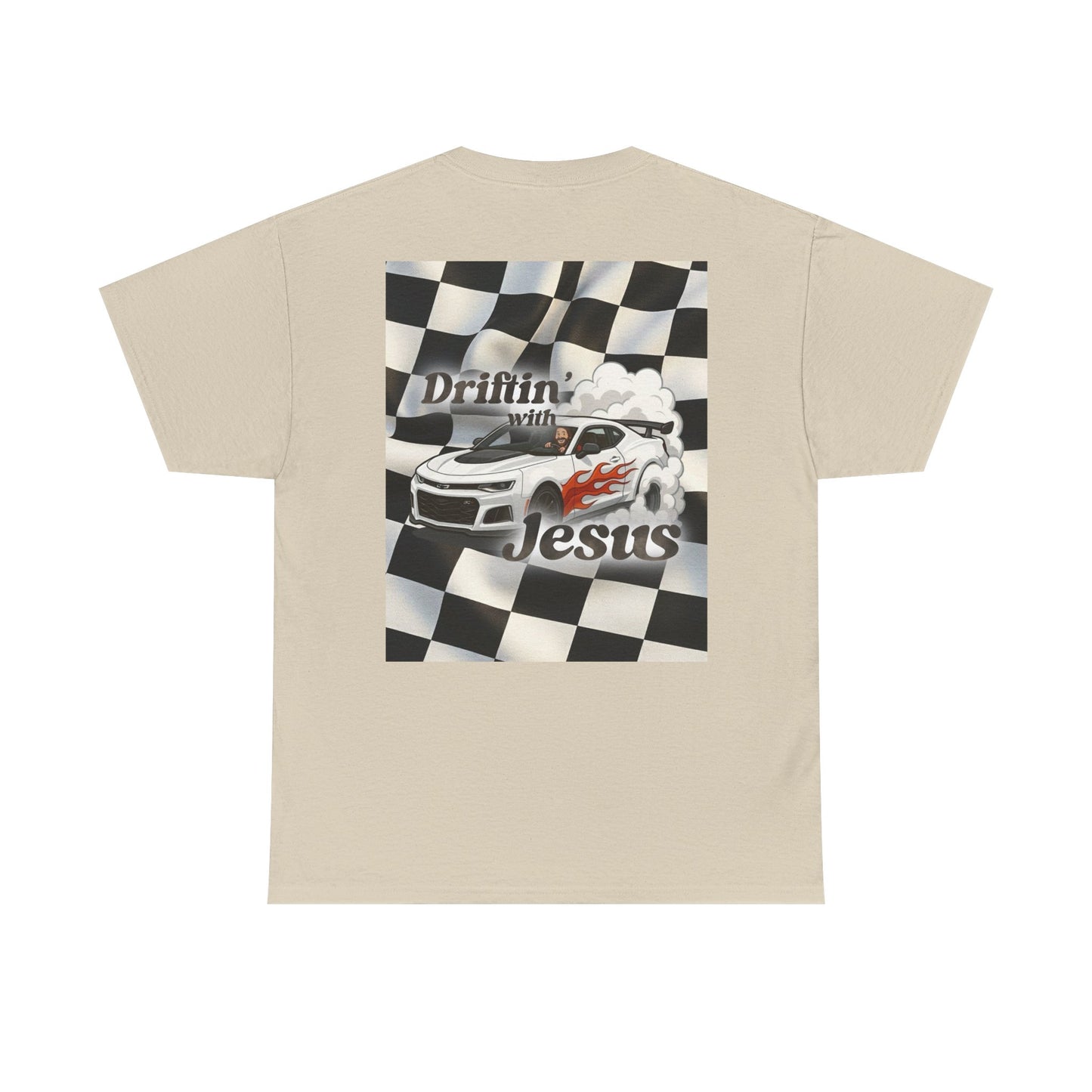 Driftin' With Jesus T-Shirt — Christian Car Racing Tee