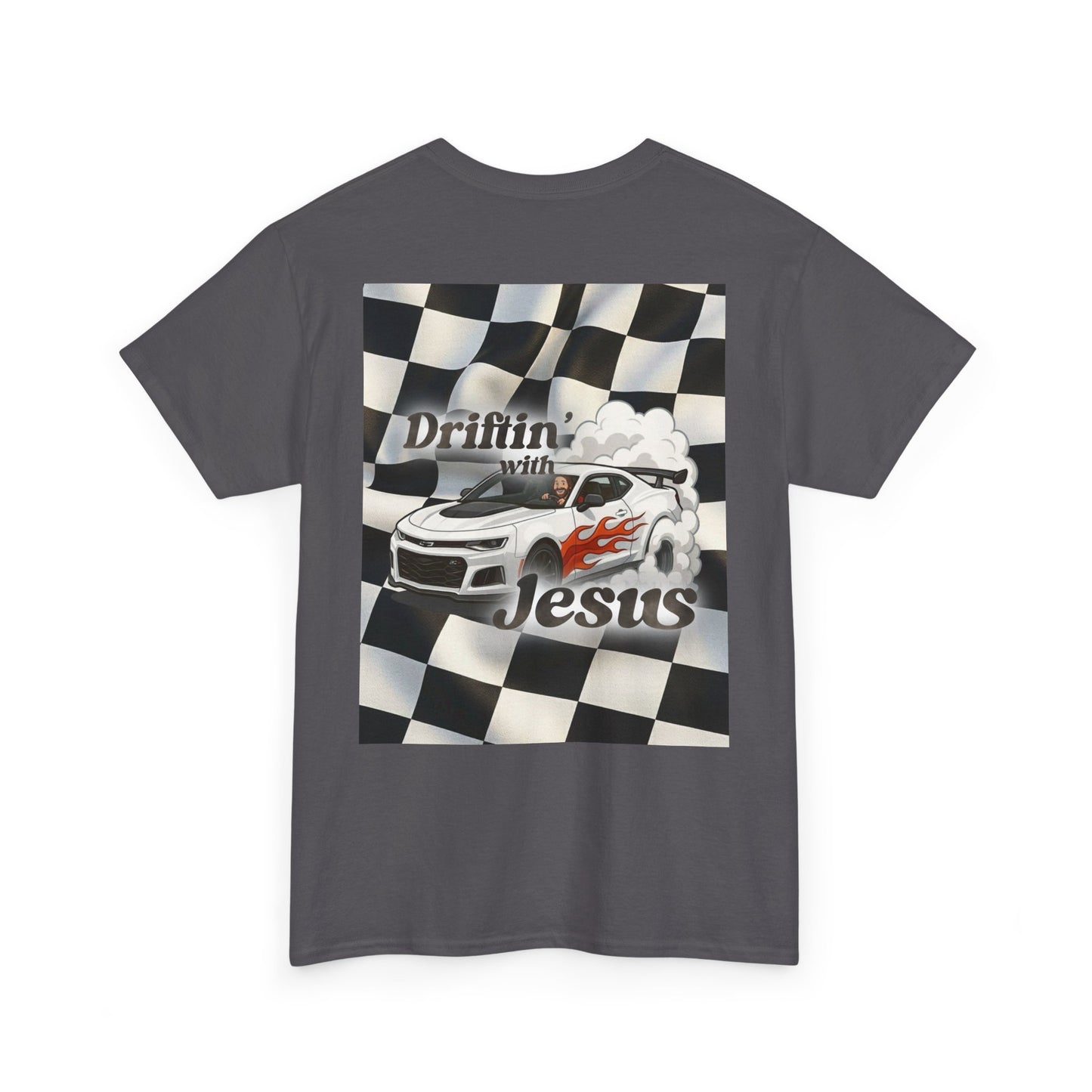 Driftin' With Jesus T-Shirt — Christian Car Racing Tee