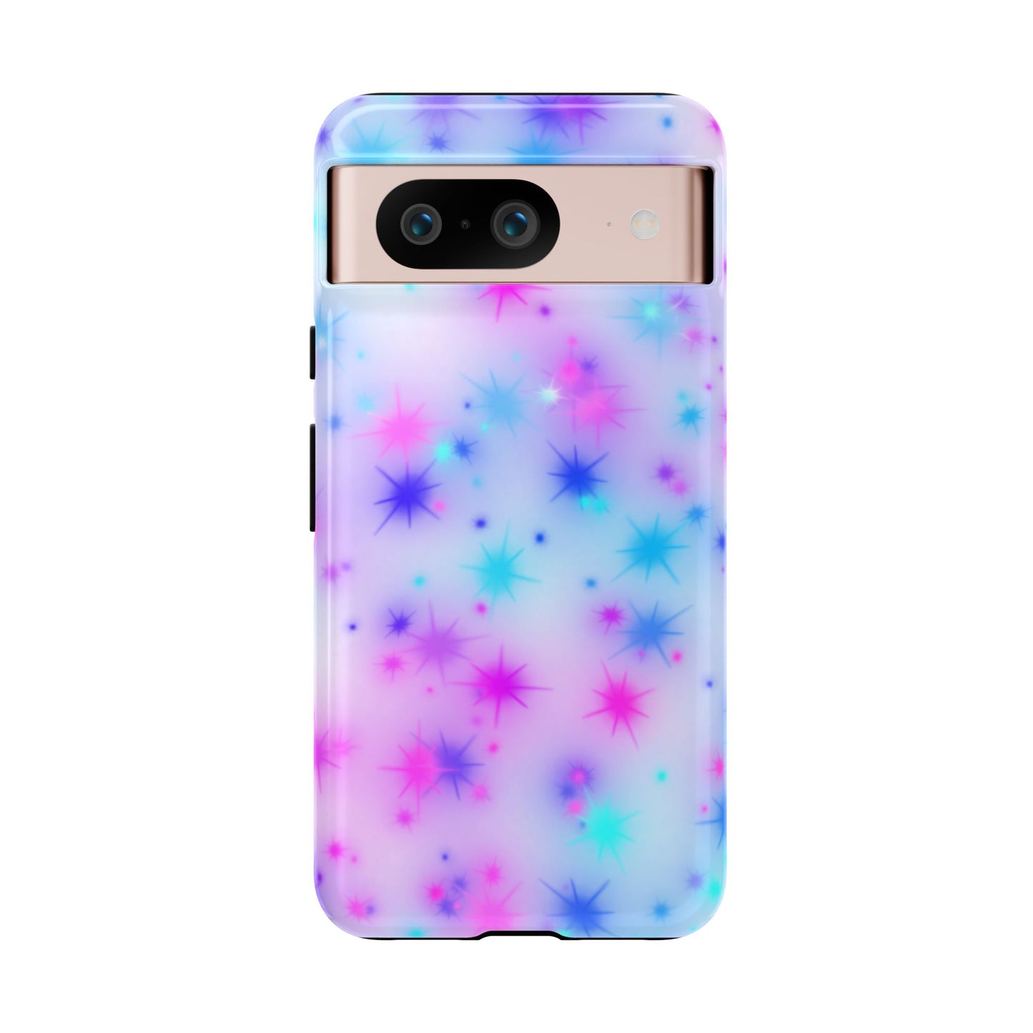 Galaxy Sparkle Tough Phone Case - Pastel Starburst Protective Cover