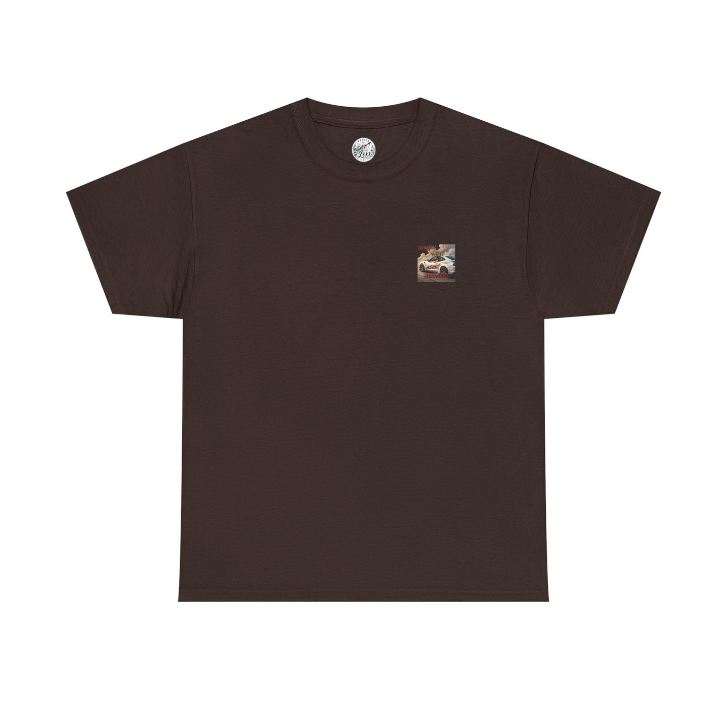 T-Shirt — "Dragin' With Jesus" Retro Racing Graphic Tee