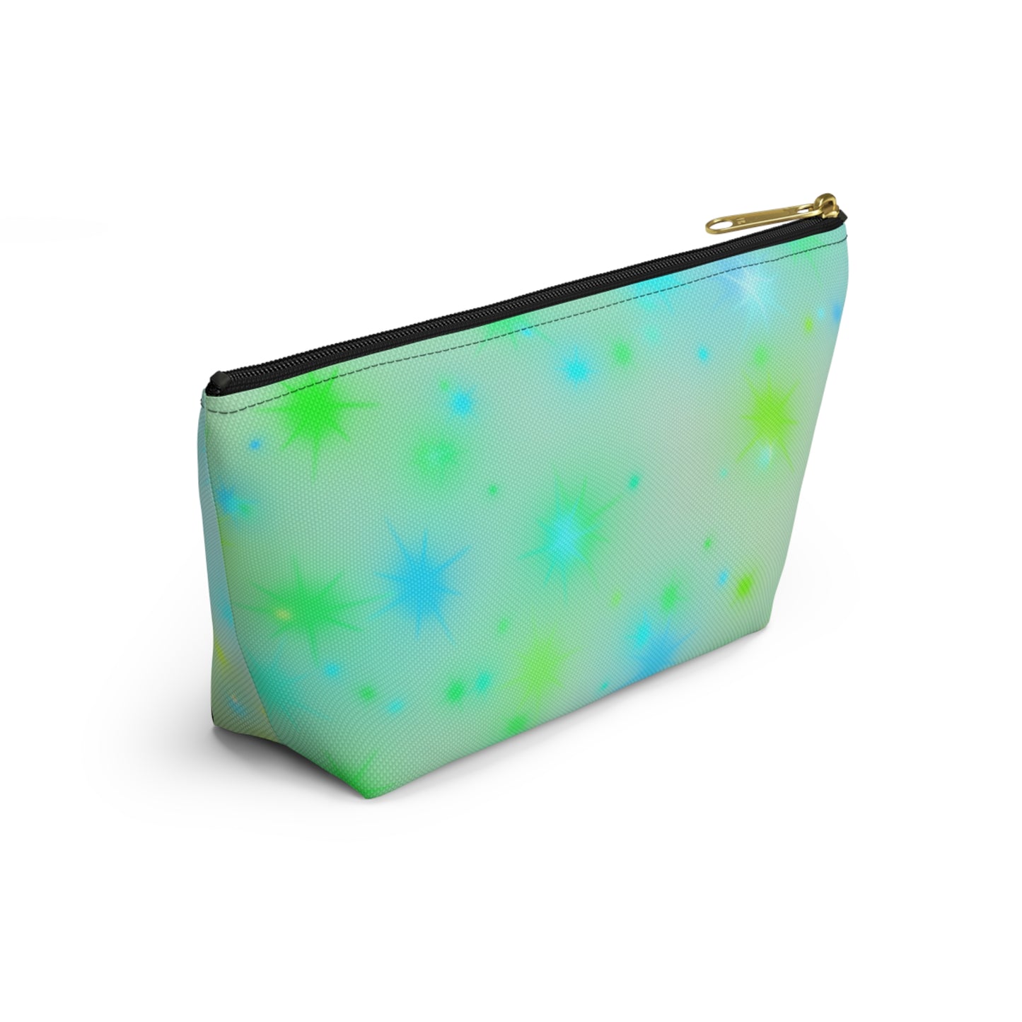 Starburst Accessory Pouch — Mint Green Cosmetic Bag