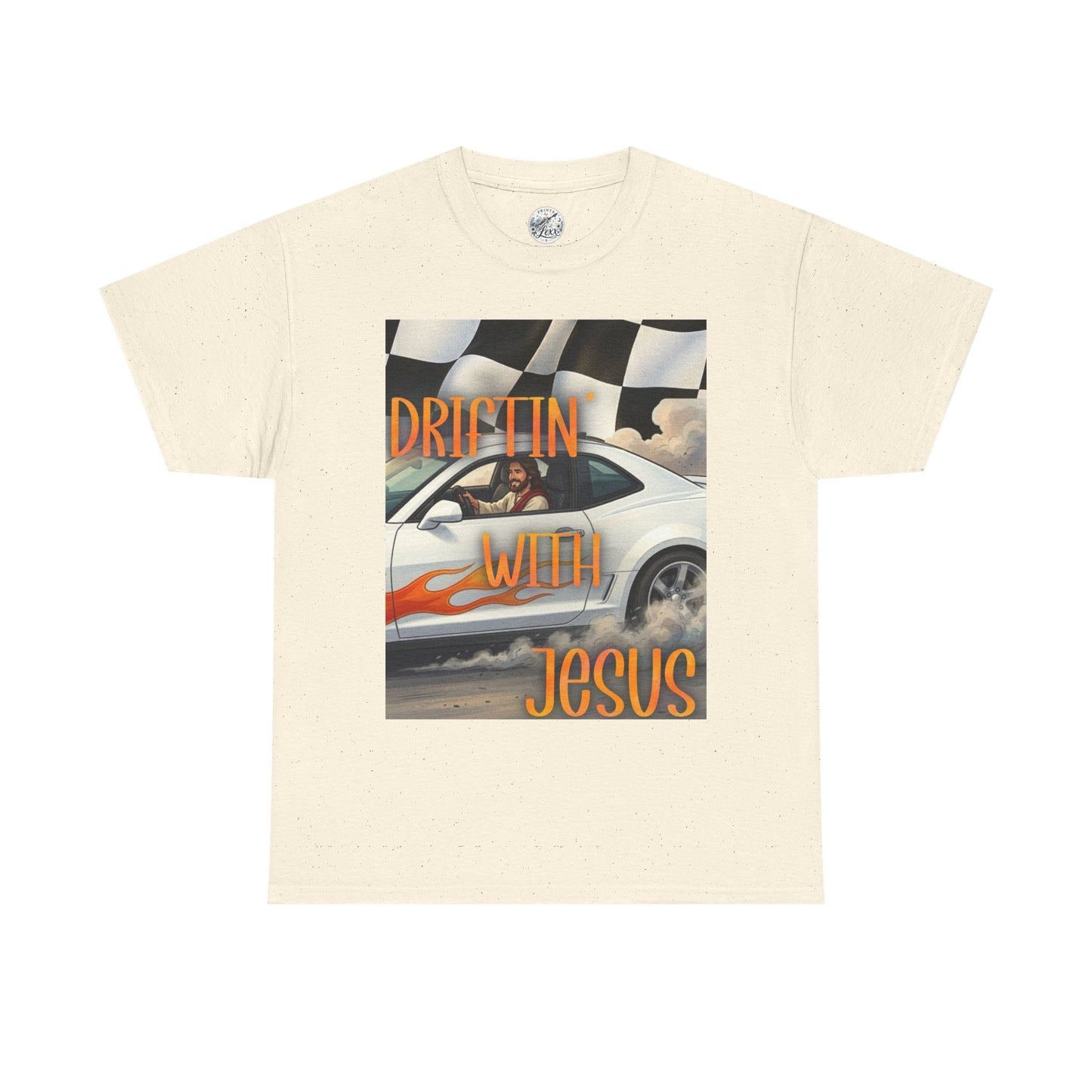 Driftin' with Jesus T-Shirt — Christian Racing Graphic Tee