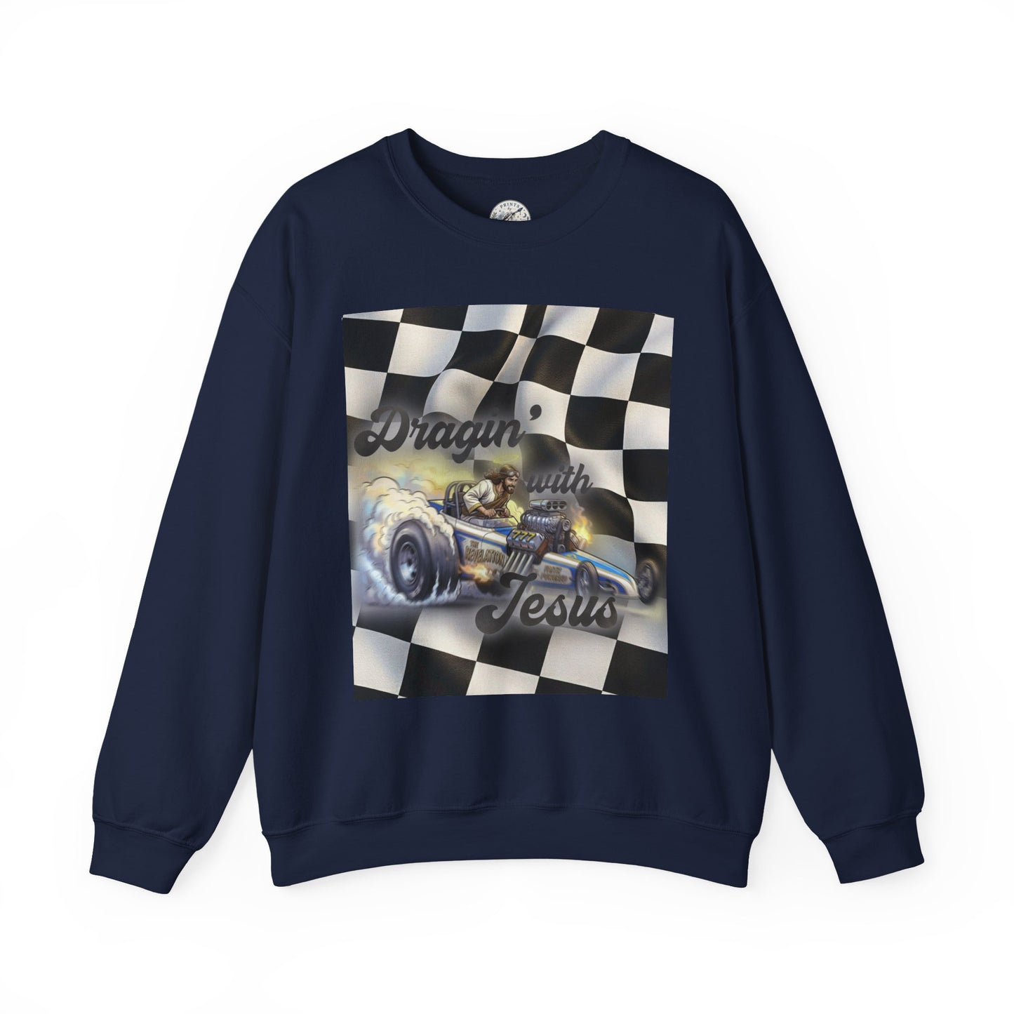 Dragon with Jesus Unisex Heavy Blend™ Crewneck Sweatshirt