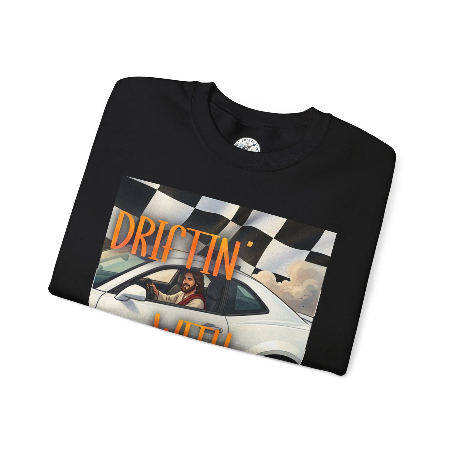Drifting with Jesus Unisex Heavy Blend™ Crewneck Sweatshirt