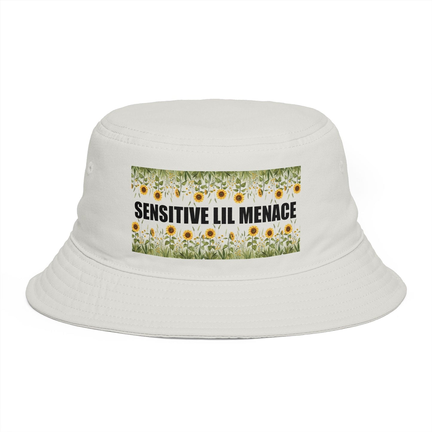 Sensitive Lil Menace Sunflower Bucket Hat
