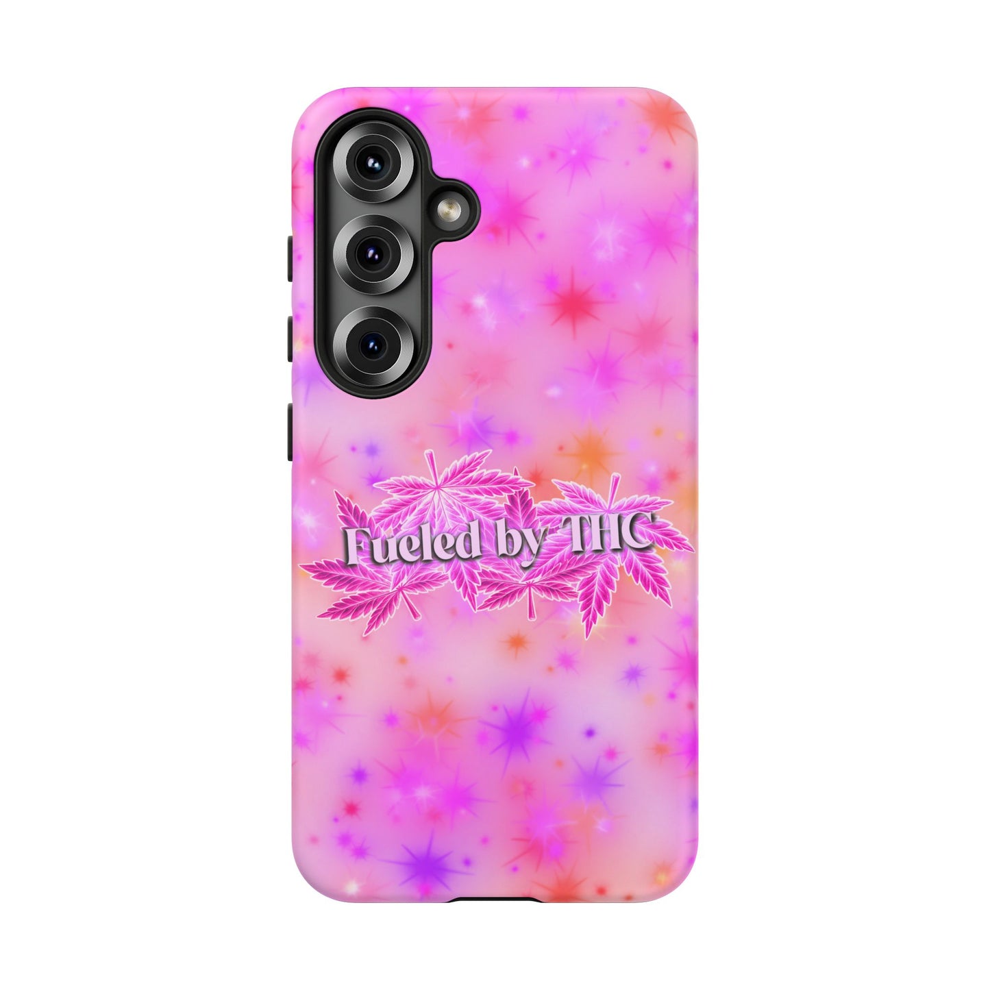 Tough Case — "Fueled by THC" Pink Tie-Dye Phone Cover