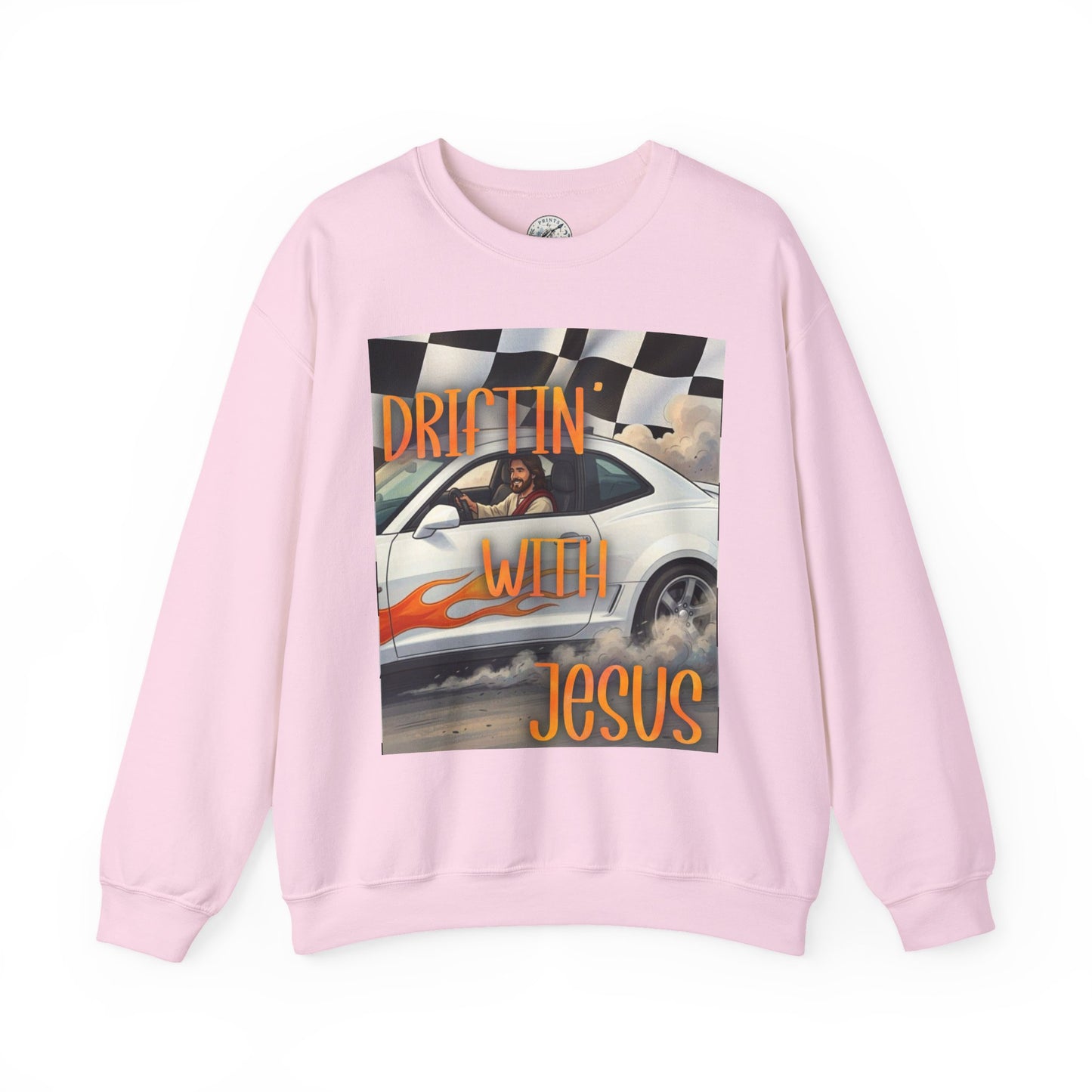 Drifting with Jesus Unisex Heavy Blend™ Crewneck Sweatshirt