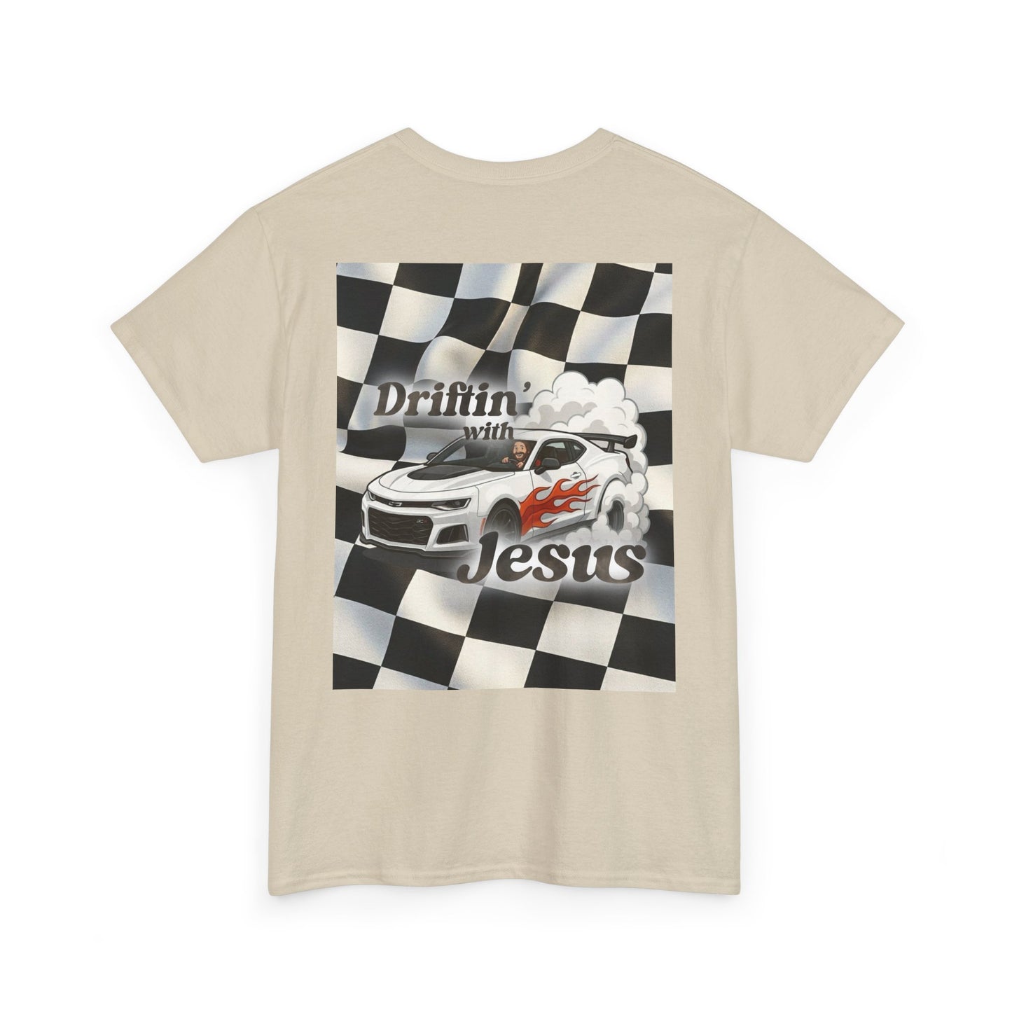 Driftin' With Jesus T-Shirt — Christian Car Racing Tee