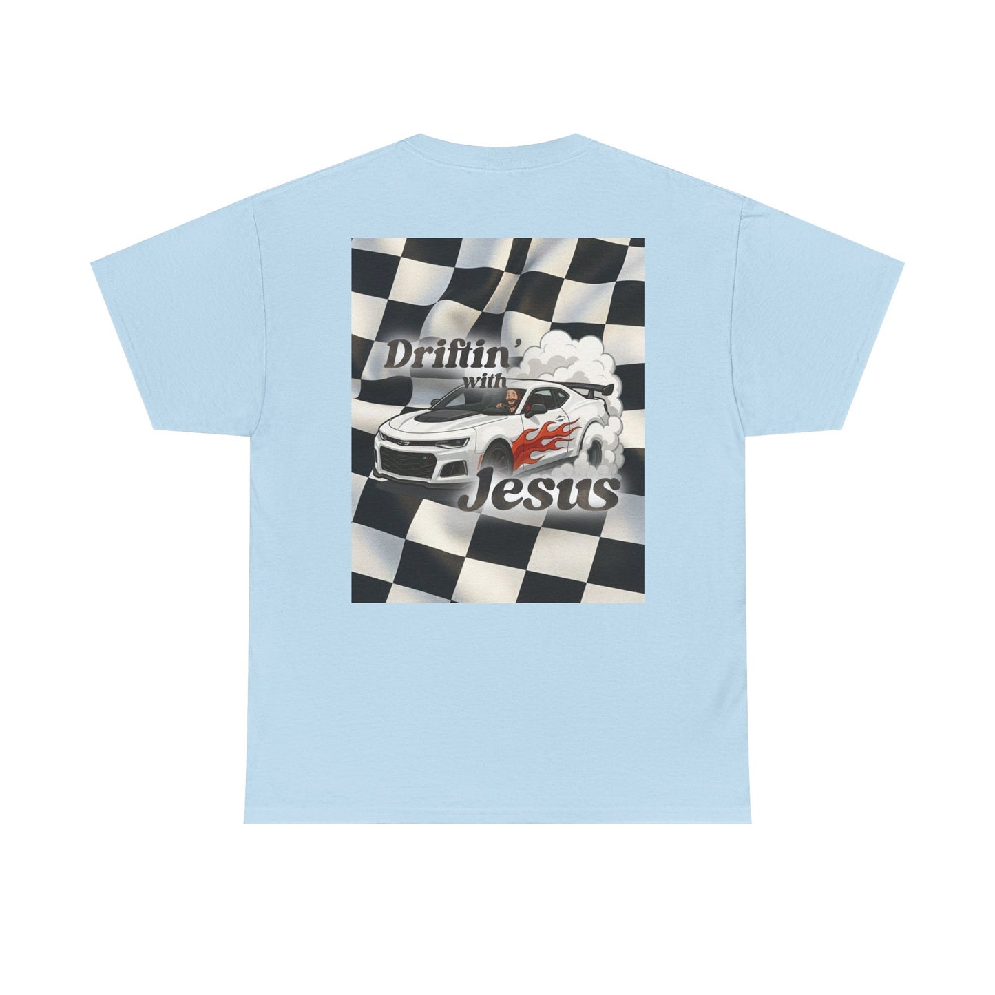 Driftin' With Jesus T-Shirt — Christian Car Racing Tee