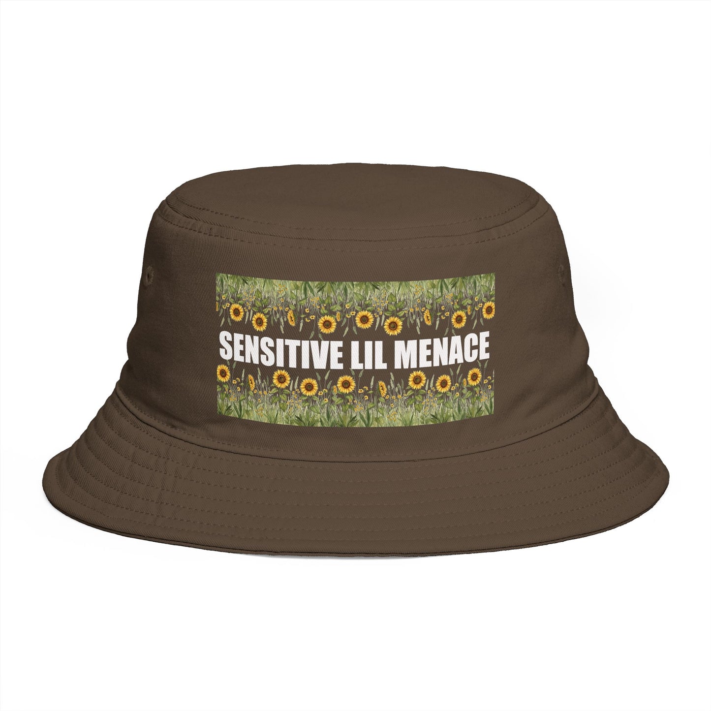 Sensitive Lil Menace Sunflower Bucket Hat
