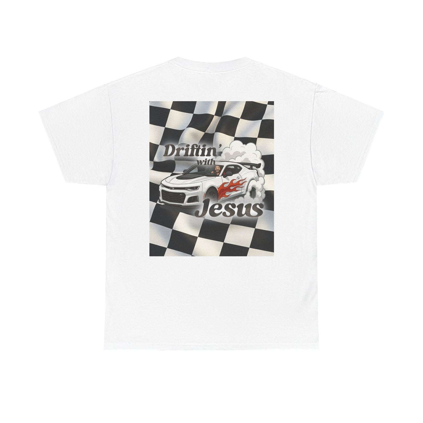 Driftin' With Jesus T-Shirt — Christian Car Racing Tee