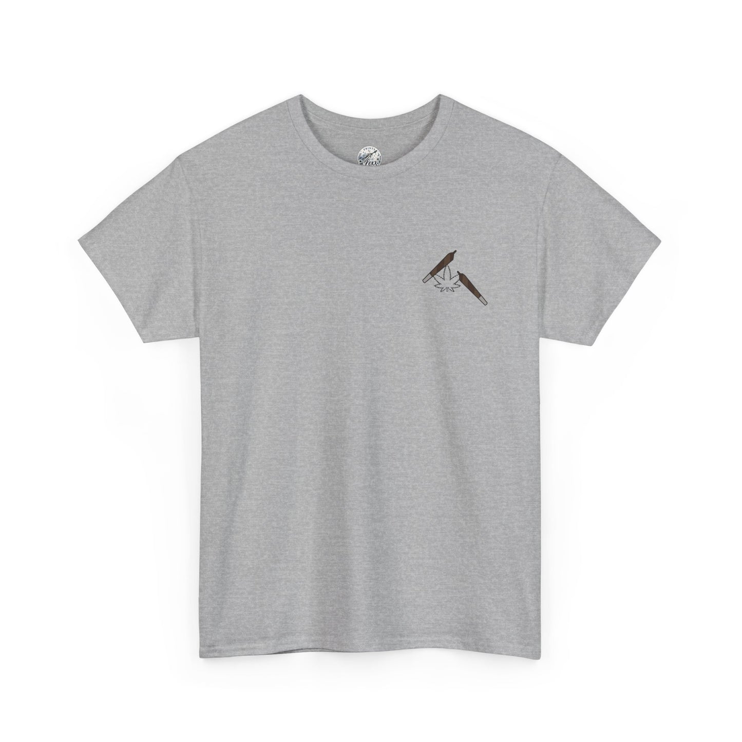 T-Shirt — "Pass joints, Not judgments" Retro Green Script Tee