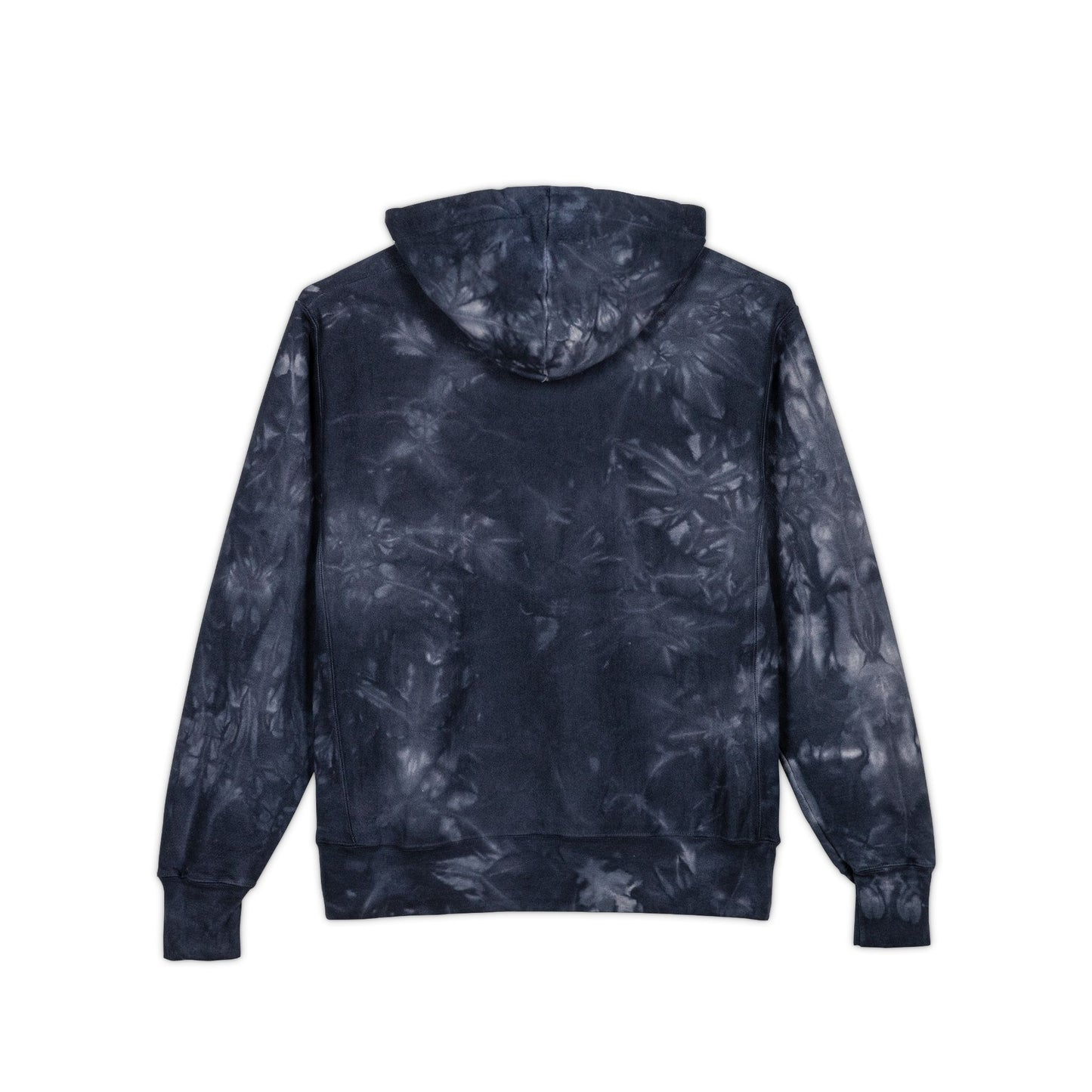 Tie-Dye Embroidered Hoodie — 'Sensitive lil menace' Champion Pullover