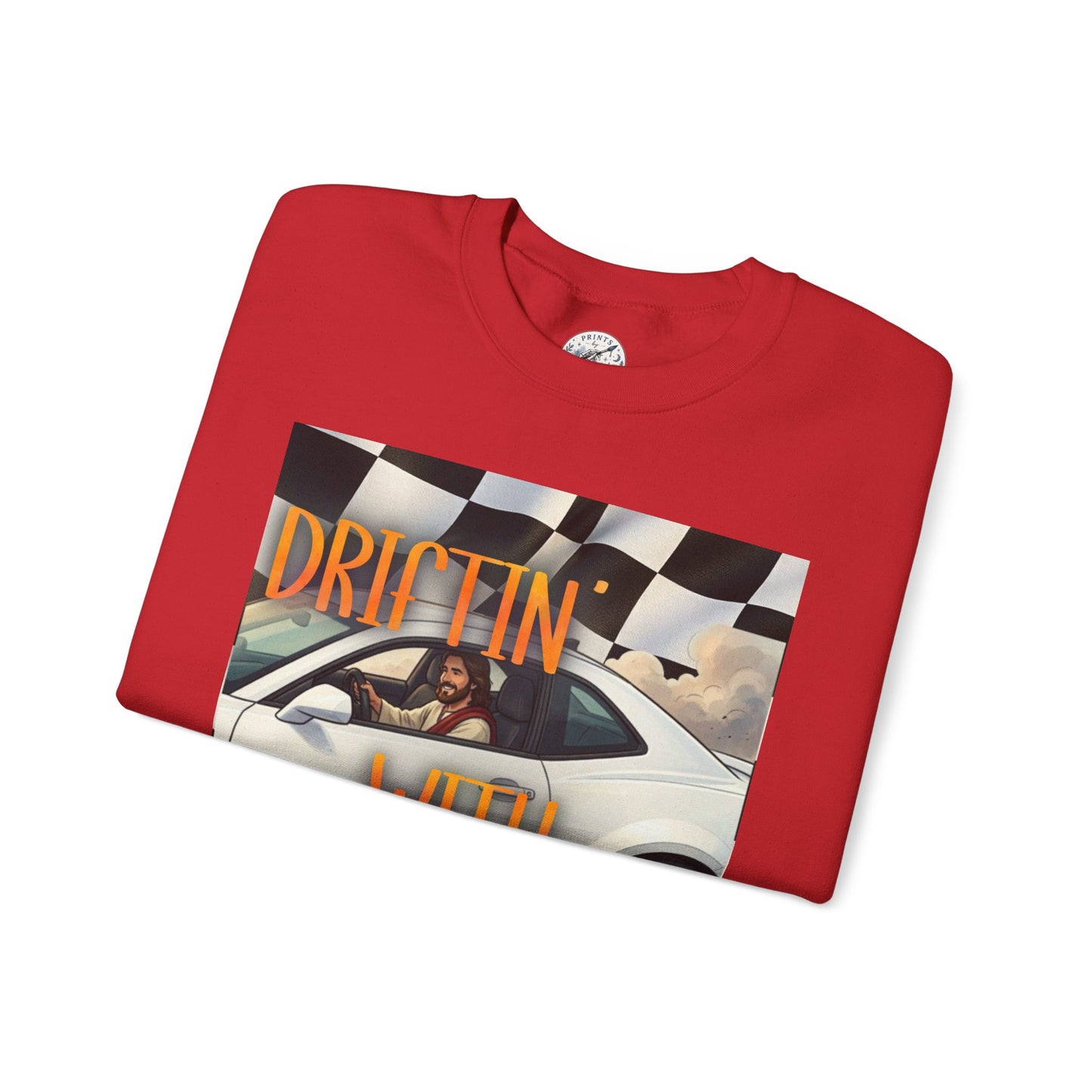 Drifting with Jesus Unisex Heavy Blend™ Crewneck Sweatshirt