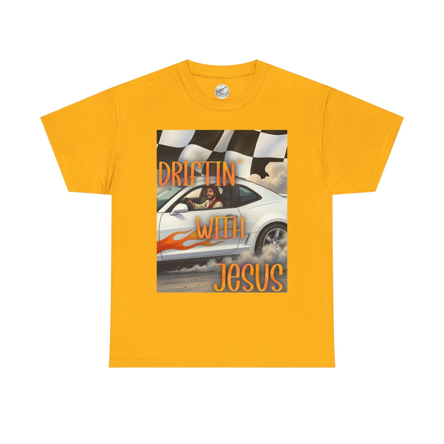 Driftin' with Jesus T-Shirt — Christian Racing Graphic Tee
