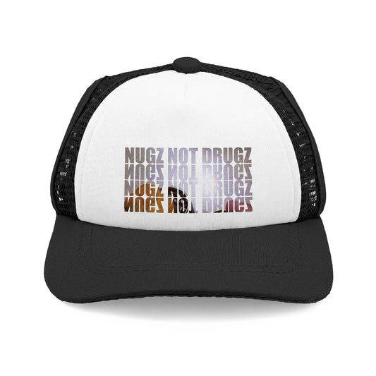 Dog Trucker Hat — "Nugz Not Drugz" Foam Mesh Cap