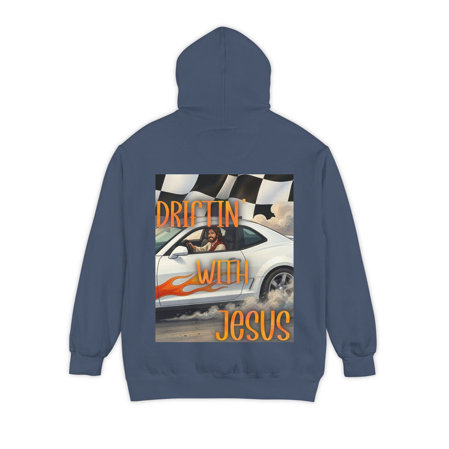 Drifting with jesus Hoodie — racing Graphic